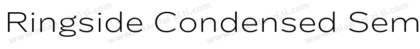 Ringside Condensed Semibold Regular字体转换